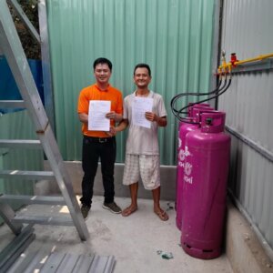 Dịch vụ lắp đặt hệ thống gas công nghiệp của Gas Lửa Xanh