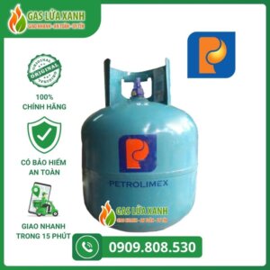 Bình gas Petrolimex 9kg màu xanh