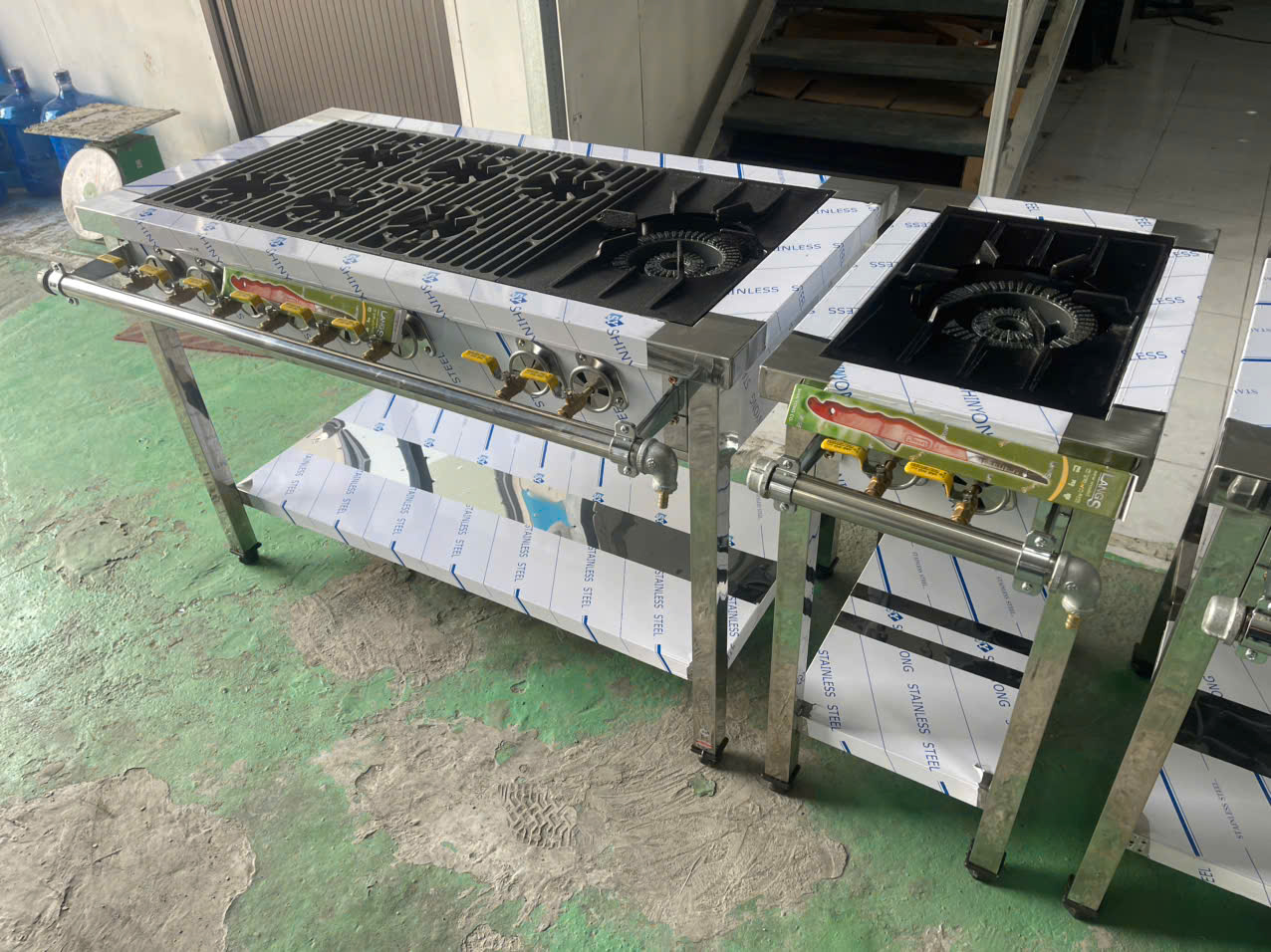 Bếp gas công nghiệp Hàn Quốc inox chất lượng cao